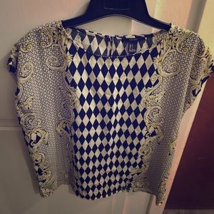 Geometric Design Blouse